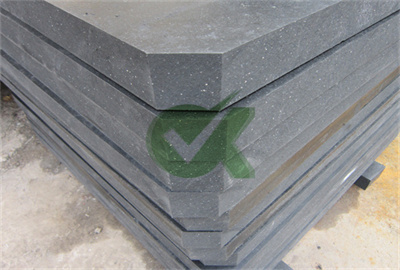 cut-to-size hdpe plastic sheets grey 5/8